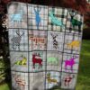 Cartoon Deer Quilt Blanket  Quilt